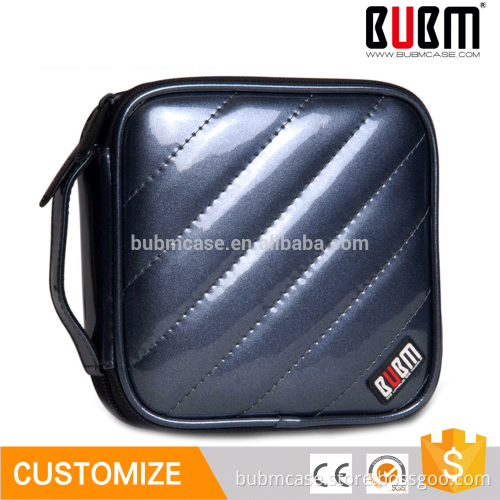 Wholesale BUBM elegant empty high quality grey color cd case
